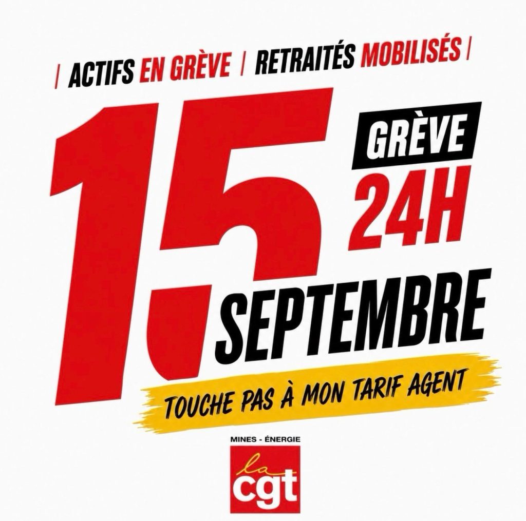 Grève 15 septembre 2026 CGT
